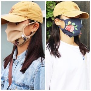 Mask Cotton Reusable Washable FLORAL Made in USA
